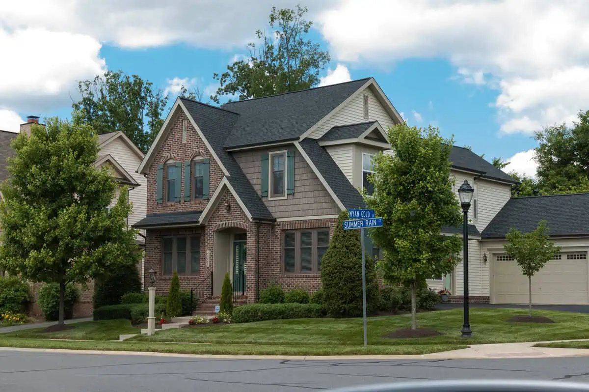 Two story house