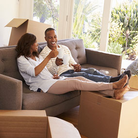 couple sitting on couch